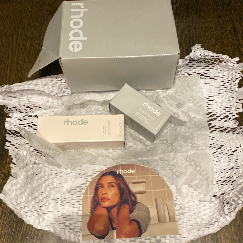 Rhode Skin by Hailey Bieber Peptide Glazing Fluid & Glazing Milk. BRAND NEW